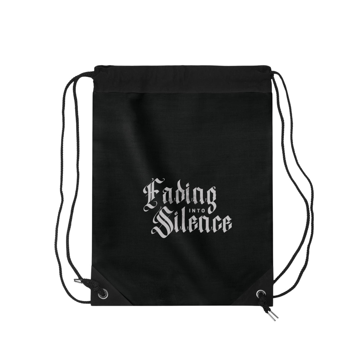 Fading Into Silence — Drawstring Bag