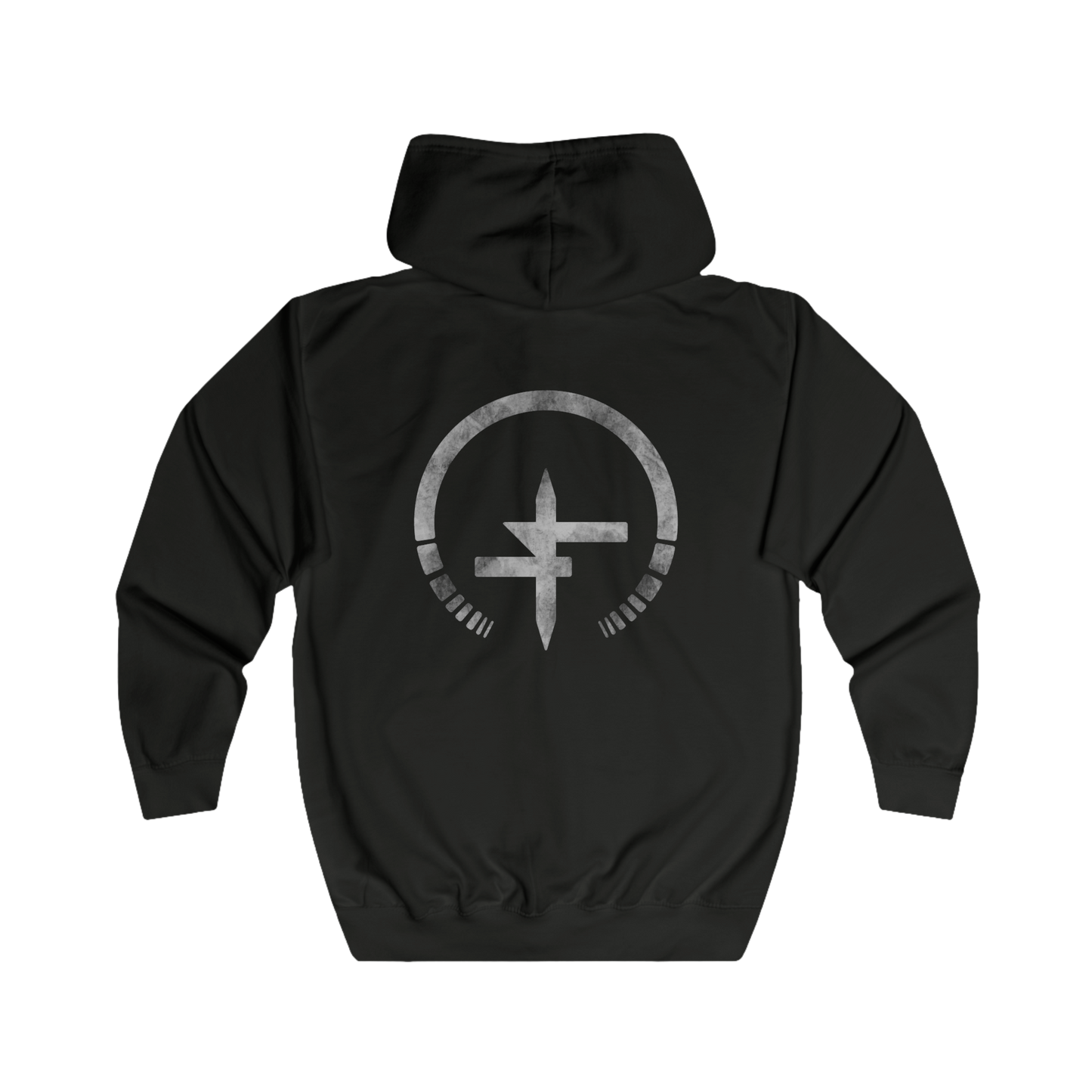 Fading Into Silence Unisex Full Zip Hoodie