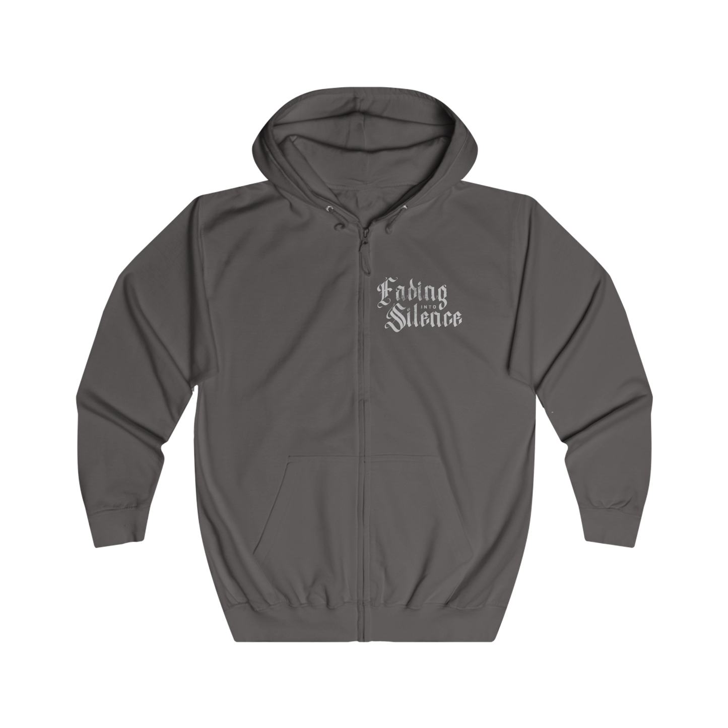 Fading Into Silence Unisex Full Zip Hoodie