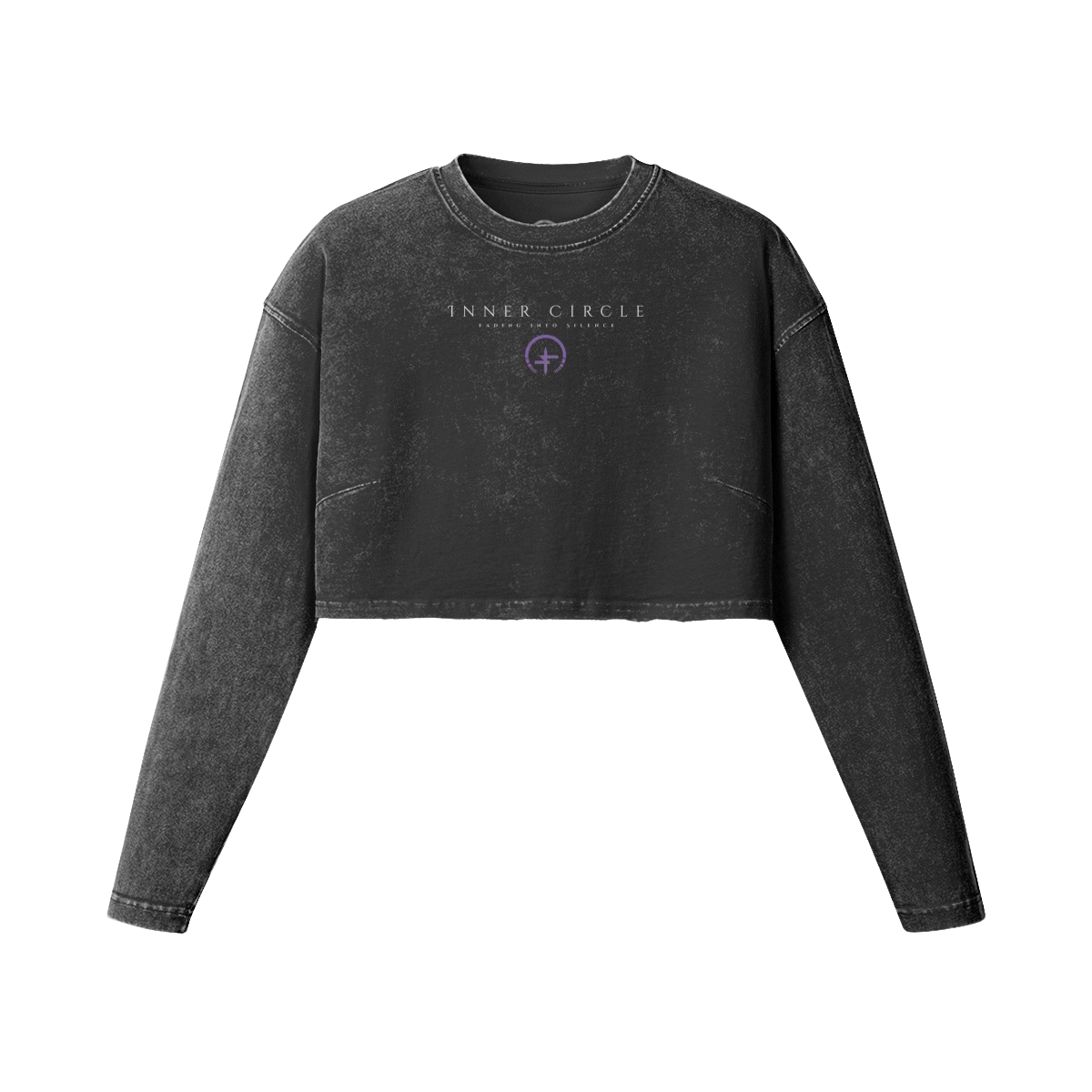 INNER CIRCLE - Washed Cropped Long Sleeve Tee