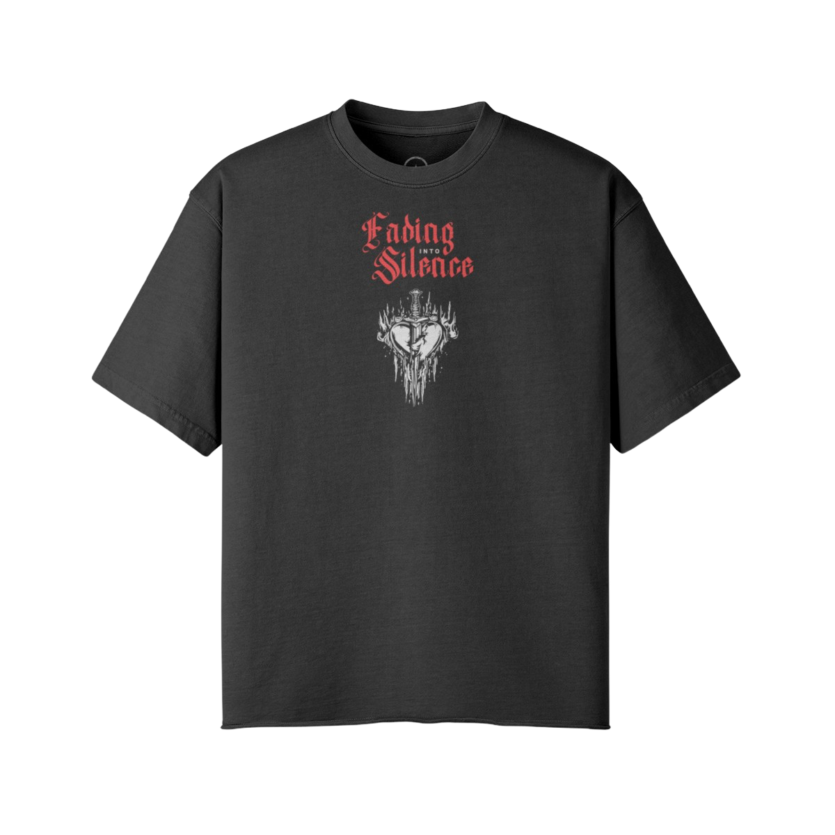 BROKEN HEART — Raw Hem Oversized Tee