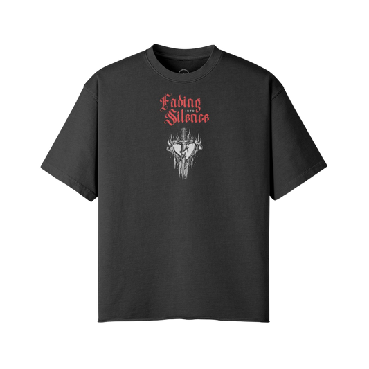 BROKEN HEART — Raw Hem Oversized Tee