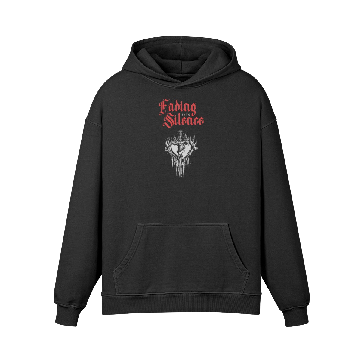 BROKEN HEART — Washed Oversized Hoodie