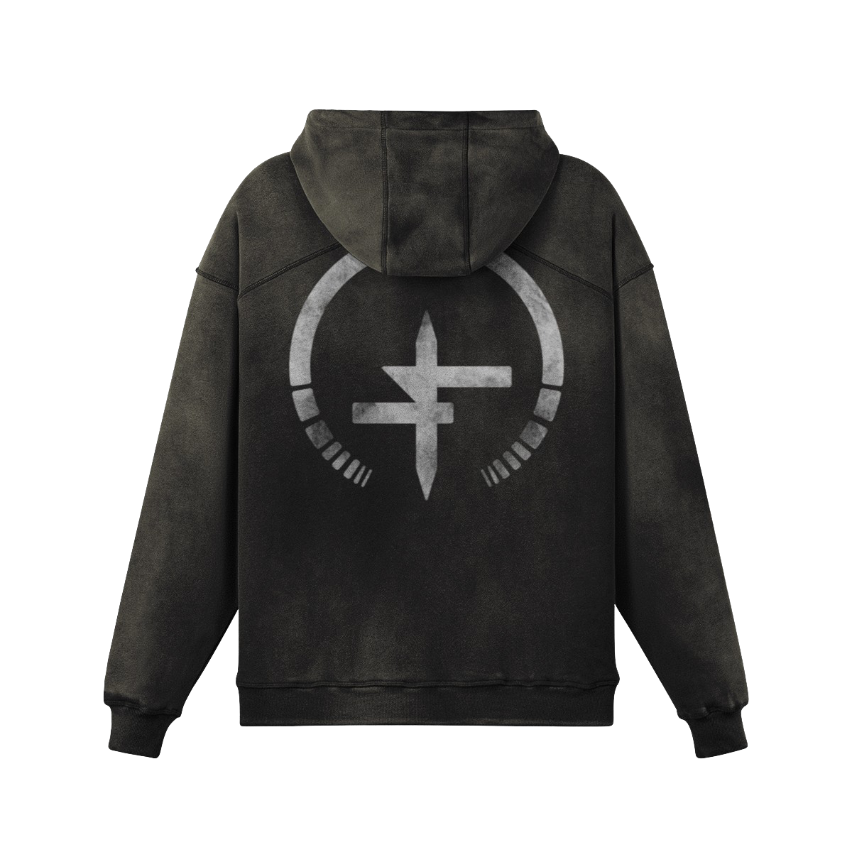 AFTERMATH - Washed Oversized Hoodie