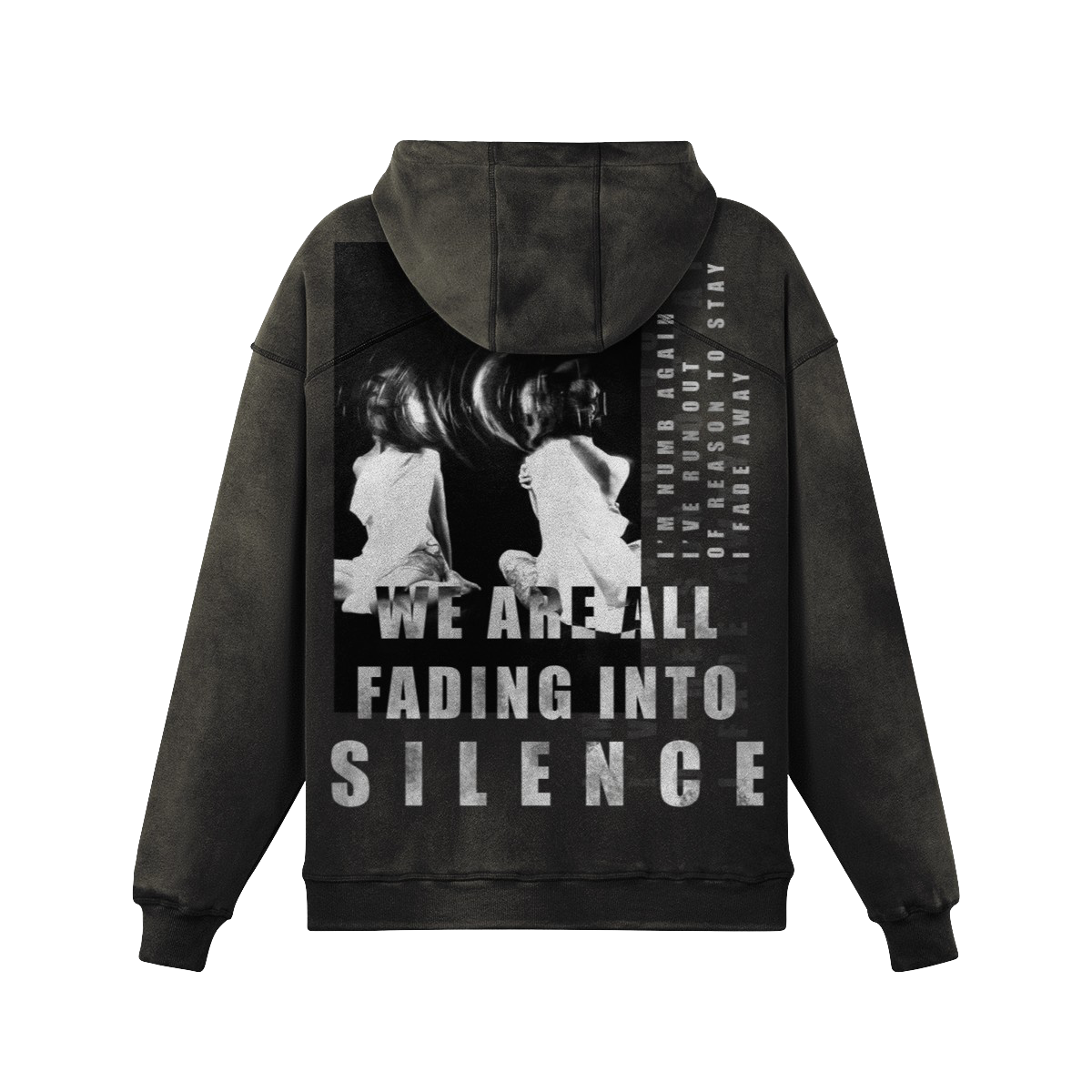 NUMB - Washed Oversized Hoodie